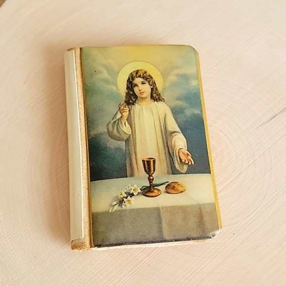 Vintage 1925 Pearls of Prayer Children's Prayer Book- Celluloid Cover - Picture 1 of 8